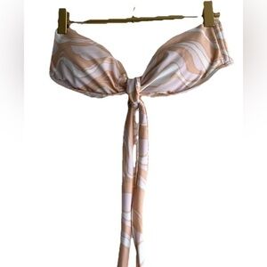 Abercrombie & Fitch Retro Swirl Bikini Top Sz. M NWT!